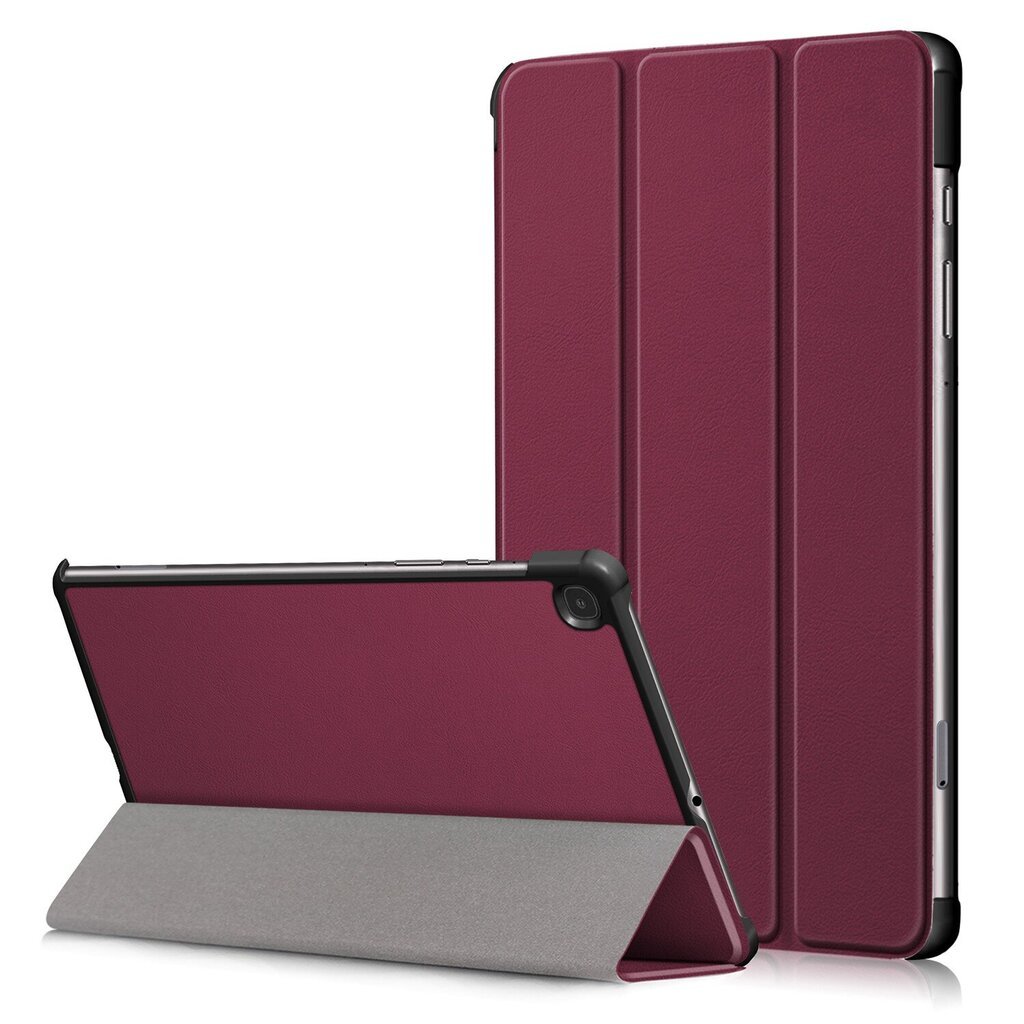 Dėklas Smart Leather Samsung X200/X205 Tab A8 10.5 2021 bordo цена и информация | Planšečių, el. skaityklių dėklai | pigu.lt