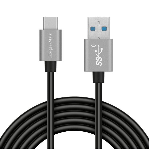 USB laidas – USB tipo C 10 Gbps 0,5 m Kruger &amp; Matz Basic цена и информация | Kabeliai ir laidai | pigu.lt