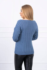 Megztinis moterims 21142, mėlynas kaina ir informacija | Megztiniai moterims | pigu.lt