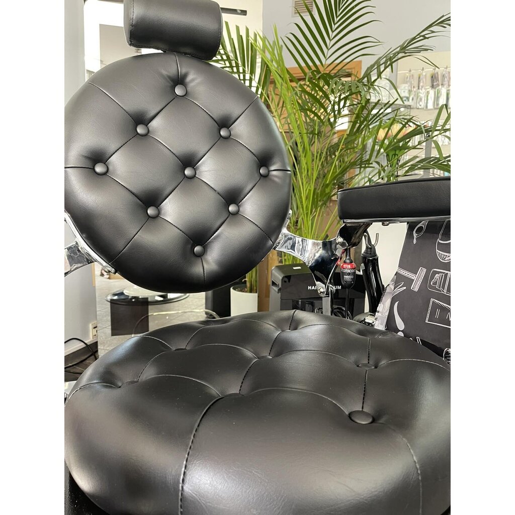 Profesionali barberio kėdė Gabbiano Imperator, juoda kaina ir informacija | Baldai grožio salonams | pigu.lt