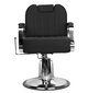 Profesionali barberio kėdė Gabbiano Rufo, juoda kaina ir informacija | Baldai grožio salonams | pigu.lt
