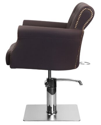 Profesionali kirpyklos kėdė Hair System Ber 8541, ruda kaina ir informacija | Baldai grožio salonams | pigu.lt