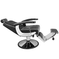Профессиональное барберское кресло для парикмахерских и салонов красоты GABBIANO IMPERIAL, черного цвета цена и информация | Мебель для салонов красоты | pigu.lt
