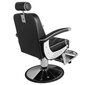 Profesionali barberio kėdė Gabbiano Imperial, juoda kaina ir informacija | Baldai grožio salonams | pigu.lt