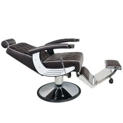 Profesionali barberio kėdė Gabbiano Imperial, ruda kaina ir informacija | Baldai grožio salonams | pigu.lt