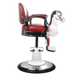 Vaikiška kirpyklos kėdė Gabbiano Horse, raudona kaina ir informacija | Baldai grožio salonams | pigu.lt