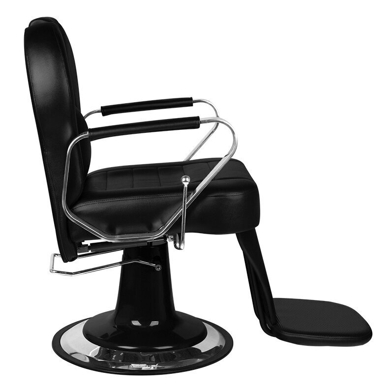 Profesionali barberio kėdė Gabbiano Tiziano, juoda kaina ir informacija | Baldai grožio salonams | pigu.lt