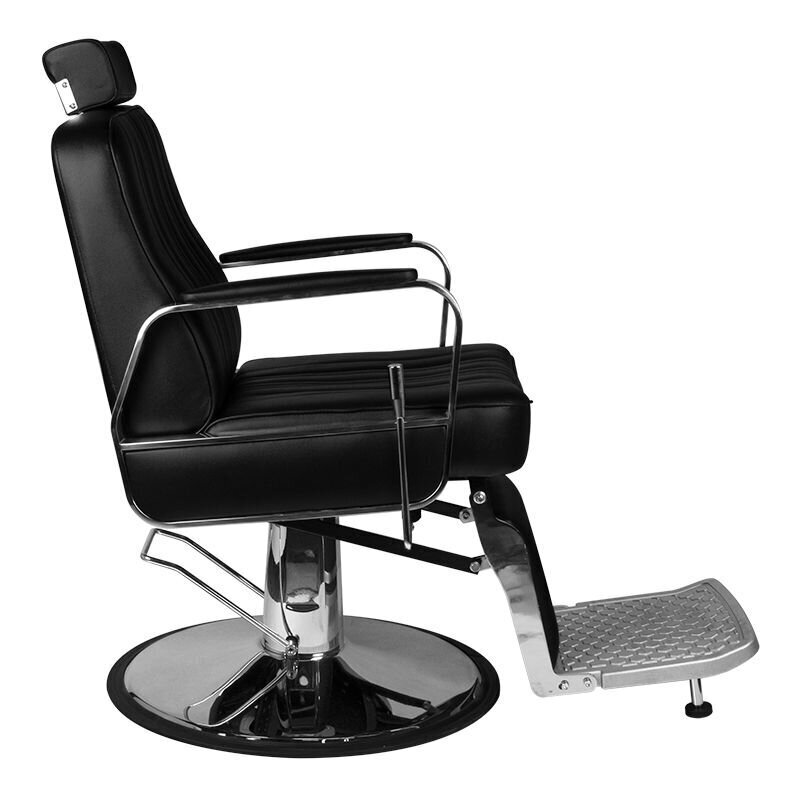 Profesionali barberio kėdė Gabbiano Patrizio, juoda цена и информация | Baldai grožio salonams | pigu.lt