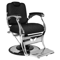 Profesionali barberio kėdė Gabbiano Dario, juoda kaina ir informacija | Baldai grožio salonams | pigu.lt