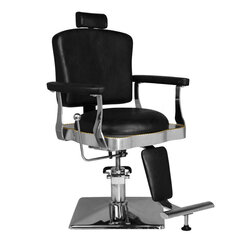 Profesionali barberio kėdė Hair System SM180, juoda kaina ir informacija | Baldai grožio salonams | pigu.lt