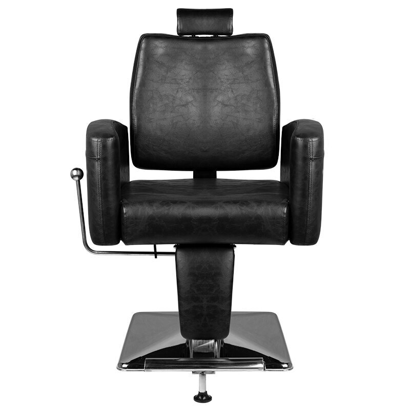 Profesionali barberio kėdė Hair System SM184, juoda kaina ir informacija | Baldai grožio salonams | pigu.lt