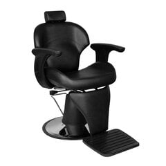 Profesionali barberio kėdė Gabbiano Igor, juoda kaina ir informacija | Baldai grožio salonams | pigu.lt