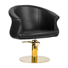 Профессиональное парикмахерское кресло GABBIANO WERSAL, черного цвета цена и информация | Мебель для салонов красоты | pigu.lt