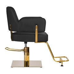 Profesionali kirpyklos kėdė Gabbiano Linz, juoda/auksinė kaina ir informacija | Baldai grožio salonams | pigu.lt