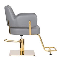 Profesionali kirpyklos kėdė Gabbiano Linz, pilka/auksinė kaina ir informacija | Baldai grožio salonams | pigu.lt