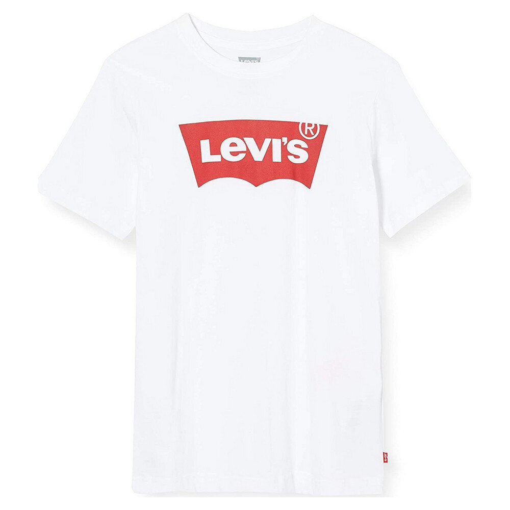 Sportiniai marškinėliai vaikams Levi's Batwing, balti kaina ir informacija | Marškinėliai mergaitėms | pigu.lt