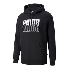 Мужская толстовка без капюшона Puma Power Logo, чёрная, S6421393 цена и информация | Мужская спортивная одежда | pigu.lt