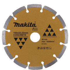 Deimantinis pjovimo diskas Makita B-06432, 150 mm kaina ir informacija | Mechaniniai įrankiai | pigu.lt