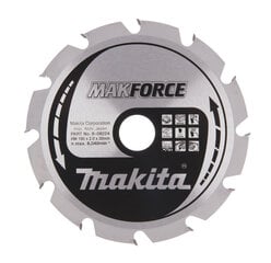 B-08224 TCT Пильный диск MAKFORCE 190X2X30мм 20 ° T12 Makita цена и информация | Механические инструменты | pigu.lt