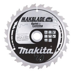 B-08604 TCT Пильный диск MAKBLADE PLUS 190X2.2X20мм 5 ° T24 Makita цена и информация | Механические инструменты | pigu.lt