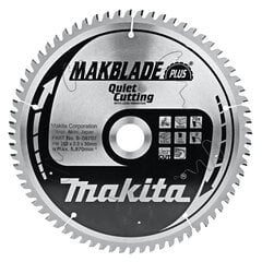 T.C.T. pjūklas Makblade Plus 260X2.3X30mm 5° T70 B-08707 Makita kaina ir informacija | Mechaniniai įrankiai | pigu.lt