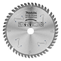 B-10344 TCT Пильный диск СПЕЦИАЛИЗИРОВАННЫЙ 165X2,4X20 мм 5 ° T48 Makita цена и информация | Механические инструменты | pigu.lt