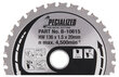 T.C.T. pjūklas Specialized 136X1.5X20mm 0° T30 B-10615 Makita kaina ir informacija | Mechaniniai įrankiai | pigu.lt