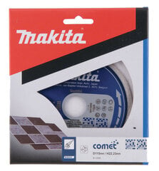 Deimantinis pjovimo diskas Makita 115mm kaina ir informacija | Šlifuokliai | pigu.lt