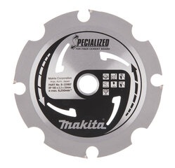 T.C.T. pjūklas Specialized 165X2.3X20mm 12° T4 B-22997 Makita kaina ir informacija | Mechaniniai įrankiai | pigu.lt