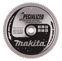 Пильный специализированный диск Makita B-23123 TCT, 305х1.95х25.4 мм, -3° T100  цена и информация | Механические инструменты | pigu.lt