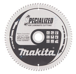 Pjovimo diskas laminatui Makita 260mm kaina ir informacija | Mechaniniai įrankiai | pigu.lt
