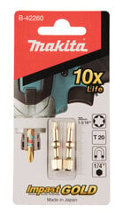 Торсионная насадка Makita B-42260 T, 25-65 мм (3) Dbl-End  цена и информация | Механические инструменты | pigu.lt