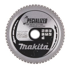 Пильный специализированный диск Makita B-47173 TCT, 150х1.1х20 мм, 0° T60  цена и информация | Механические инструменты | pigu.lt