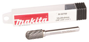 Фреза расточная по металлу РСТ Makita B-52750, 10x20x6 мм цена и информация | Фрезы | pigu.lt