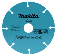 B-57722 TUNGSTEN CARBIDE GRIT BLADE 125X22,23MM Makita kaina ir informacija | Mechaniniai įrankiai | pigu.lt