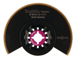 Полукруглый пильный диск MULTITOOL 85 мм, Makita B-64973  цена и информация | Механические инструменты | pigu.lt
