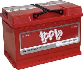 Аккумулятор Topla Energy E75 75Aч 750A P цена и информация | Аккумуляторы | pigu.lt