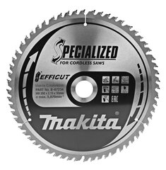Пильный диск B-67234 TCT EFFICUT 260X2,15X30 мм 10 ° T60 Makita цена и информация | Механические инструменты | pigu.lt