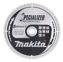 Пильный диск B-67278 TCT EFFICUT 305X2,15X30 мм 10° T100 Makita цена и информация | Механические инструменты | pigu.lt