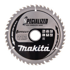 T.C.T. pjūklas Efficut 190X1.45X30mm 23° T45 B-68622 Makita kaina ir informacija | Mechaniniai įrankiai | pigu.lt