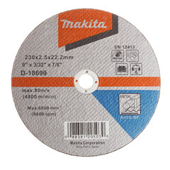 Pjovimo diskas 230 X 2,5 A30S Metalui Makita kaina ir informacija | Mechaniniai įrankiai | pigu.lt
