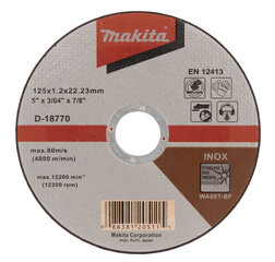 Pjovimo diskas Makita D-18770 kaina ir informacija | Mechaniniai įrankiai | pigu.lt