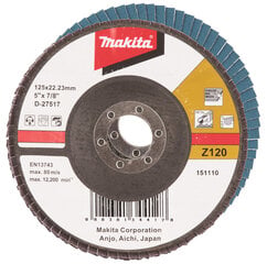 Lapeliniai diskai 125MM K120 D-27517 Makita kaina ir informacija | Mechaniniai įrankiai | pigu.lt