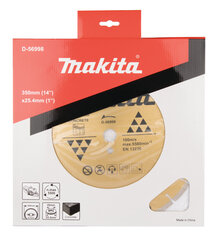 Deimantinis diskas Makita, D-56998 kaina ir informacija | Mechaniniai įrankiai | pigu.lt