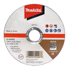 Pjovimo diskas 125x1.2mm, WA46R-BF RST (12Vnt.) Makita kaina ir informacija | Mechaniniai įrankiai | pigu.lt