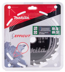 Пильный диск E-01909 TCT EFFICUT 235X2.2X30 мм, 20 ° T24 Makita цена и информация | Пилы, циркулярные станки | pigu.lt