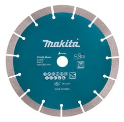 Deimantinis pjovimo diskas Makita E-02967; 230 mm kaina ir informacija | Mechaniniai įrankiai | pigu.lt