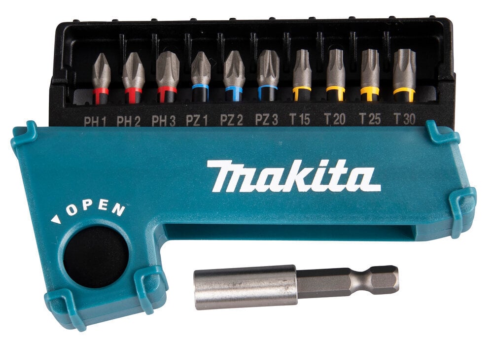 Sukimo antgalių komplektas Impact Premier 11vnt. Torsion E-03567 Makita kaina ir informacija | Mechaniniai įrankiai | pigu.lt