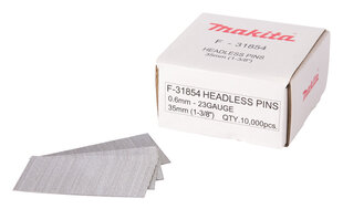 Smeigės 0,6X35MM, Plienas P35, 10.000 Vnt. F-31854 Makita kaina ir informacija | Mechaniniai įrankiai | pigu.lt