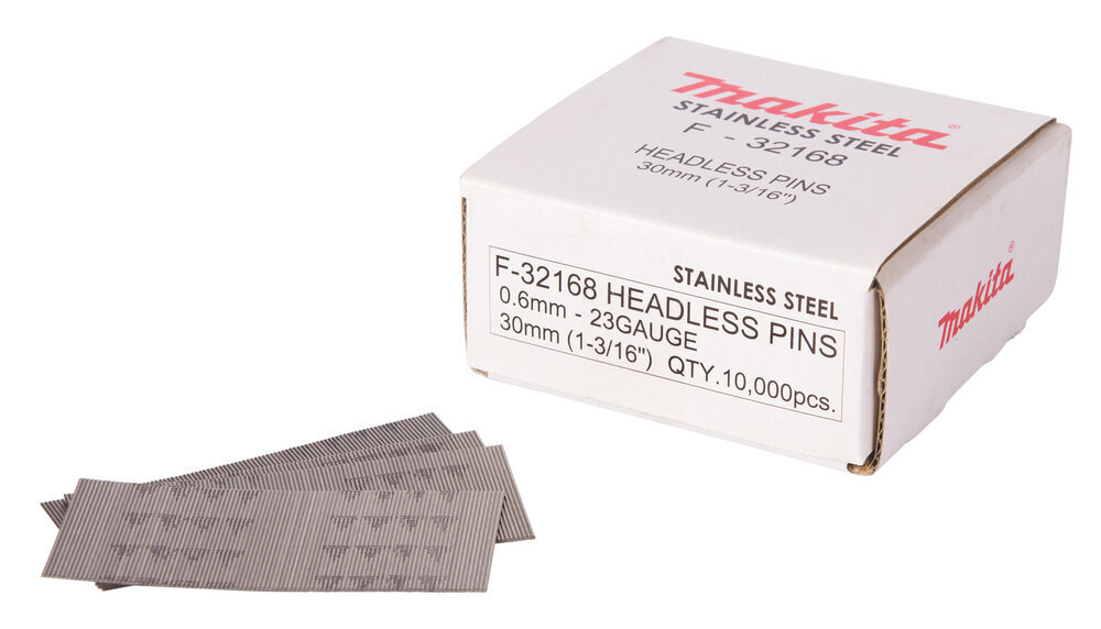 Smeigės 0,6X30MM, Inox P30S, 10.000 Vnt. F-32168 Makita цена и информация | Mechaniniai įrankiai | pigu.lt